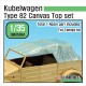 1/35 Kubelwagen Type 82 Canvas Top Set for Tamiya kit