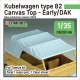 1/35 Kubellwagen Type 82 Canvas Top Early/DAK for Tamiya kits