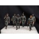 1/35 WWII German SS SMG 34 Trupp set (6 resin figures)