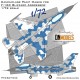 1/72 F-16C Blizzard Aggressor Camouflage Paint Mask Set for Tamiya kits