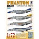 1/72 USN/MC F-4B/J/N Phantom Collection #3 Decals for Academy/Finemolds/Fujimi kits