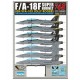 Decals for 1/48 USN F/A-18F Super Hornet VFA-103 "Jolly Rogers"