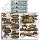 1/35 1. SS StuG IIIs in Paris, Kharkov and Kursk Decal