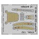 1/32 Macchi MC.202 Folgore Seatbelts Photo-etched set for Italeri kits