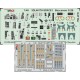 1/48 Blackburn Buccaneer S.2B Gulf War 3D Decals &amp; PE parts for Airfix kits