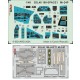 1/48 Mil Mi-24P Cockpit 3D Decal and PE parts for Trumpeter kits