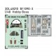 1/48 Bf 109E-3 Instrument Panel 3D Decal and Cockpit PE set for Hobby Boss kits