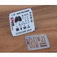 1/72 P-51D-10 Mustang Interior 3D Decal and PE parts for Eduard kits