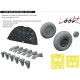 1/24 Spitfire Mk.VIII Detail Parts  for Airfix kits