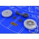 1/48 Bf109E Resin Wheels for Eduard kit - Brassin Set