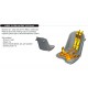 1/48 Focke-Wulf Fw 190A Seat 3D Print Parts for Eduard kits