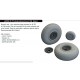 1/48 B-17F Flying Fortress Wheels Diamond Tread 3D Printed parts for Eduard #ED 11183