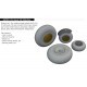 1/48 Consolidated B-24J Liberator Wheels for Hobby Boss kits