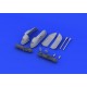 1/48 Messerschmitt Bf 109 Cannon Pods for Eduard kit (2pcs) (Resin+PE)