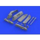 1/48 Bf 109G Gun Pods Brassin set for Tamiya kits