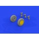 1/48 Grumman F4F-4 Wildcat Wheels Late for Eduard kits