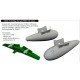 1/72 P-51D Mustang 110Gal Fuel Tanks 3D Print Parts for Eduard kits