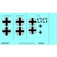 1/48 Focke-Wulf Fw 190A-2 National Insignia Decals for Eduard kits