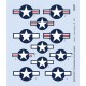 1/48 F-6 Mustang National Insignia Decals for Eduard kits