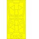 1/48 Hawker Tempest Mk.V TFace Paint Masks for Eduard kits