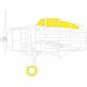 1/48 Seversky P-35 Paint Masking for Dora Wings kits