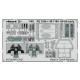 1/48 Hawker Siddeley AV-8A Harrier Early Detail Set for Kinetic kits