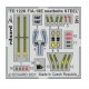 1/48 Boeing F/A-18E Super Hornet Seatbelts Detail Set for HobbyBoss kits