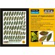 1/35, 1/32, 1/24 Leaves of Tropical Plant for All Season Vol.2 (3 sheets)