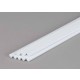 Opaque White Styrene Strip 1.5mm x 4.0mm (.06"x.156") 14pcs Length: 60cm (24")