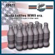 1/16 WWII Soda Bottles (clear resin) 3D Printed Kits