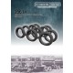 1/35 Mercedes Typ LG3000 Weighted Tyres for ICM Kit