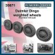 1/35 Daimler Dingo Weighted Wheels