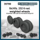 1/35 SdKfz. 232 6 Rad, Weighted Wheels for Tamiya/Italeri kits