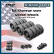 1/35 M4 Sherman Early Worn Wheels