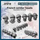 1/35 WWII French Soldiers Heads