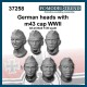 1/35 WWII German Heads with M43 Cap