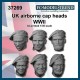 1/35 WWII British Airborne Cap Heads