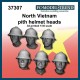 1/35 North Vietnam Pith Helmet Heads