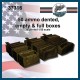 1/35 .50 Ammo Dented, Empty and Full Boxes