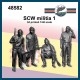 1/48 SCW Militia #1 (4 figures)