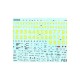 1/72 C-47 / DC-3 Stencils Decals for Airfix/Italeri/ESCI/Hobby Boss/Revell