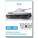 Metal Tracks for 1/35 Italian P.40 Heavy Tank (165 links)