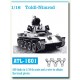 Metal Tracks for 1/16 Hungarian Tanks Toldi Nimrod (250 links)