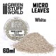 Micro Leaves - White Mix (15gr, flocking material)