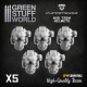 Puppetswar NVG Team Helmets for 28/32mm Wargame Miniatures