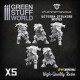 Puppetswar Bodies of Stalker Troopers 2 for 28/32mm Wargame Miniatures