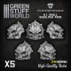 Puppetswar Skull Shoulder Pads for 28/32mm Wargame Miniatures