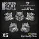 Puppetswar Wolf Shoulder Pads #2 for 28/32mm Wargame Miniatures