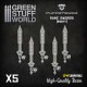 Puppetswar Rune Swords - Right Hands for 28/32mm Wargame Miniatures