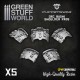 Puppetswar Orc Bushi Shoulder Pads for 28/32mm Wargame Miniatures